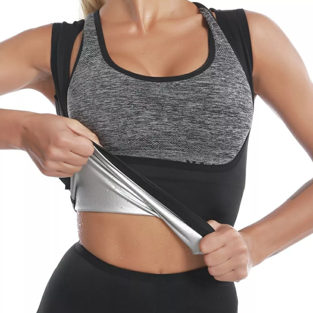 အမျိုးသမီး Neoprene Tank Top Sauna ဝတ်စုံ