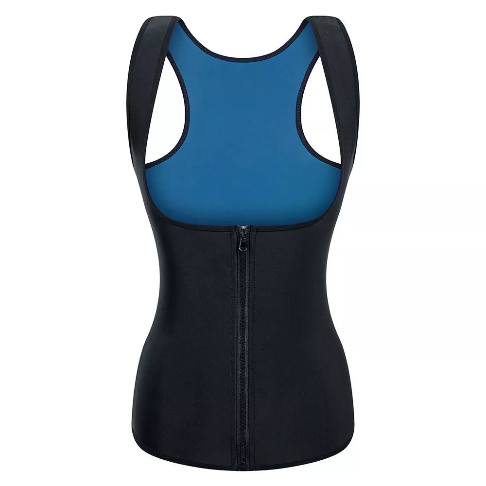 ဇစ်ပါသော အမျိုးသမီး Sauna Tank Top